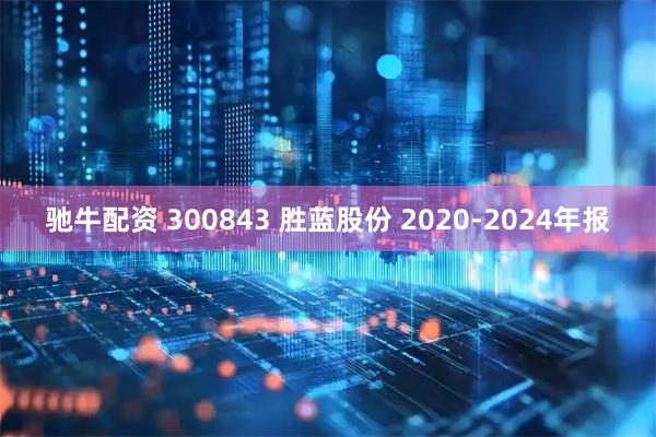 驰牛配资 300843 胜蓝股份 2020-2024年报